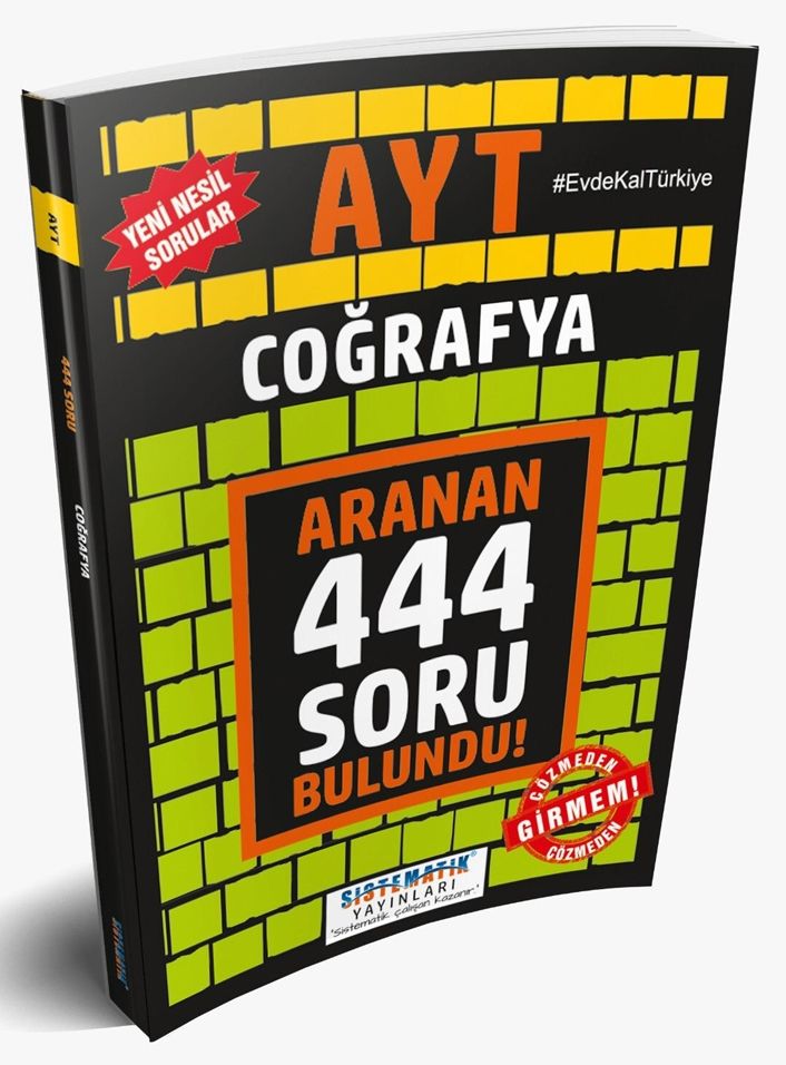 Sistematik Yayınları AYT Coğrafya Aranan 444 Soru Sistematik Yayınları AYT Coğrafya Aranan 444 Soru