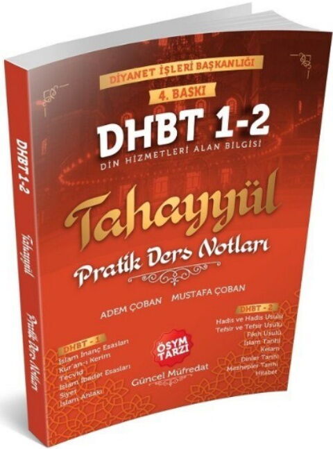Tahayyül Yayınları DHBT 1-2 Pratik Ders Notları Tahayyül Yayınları DHBT 1-2 Pratik Ders Notları