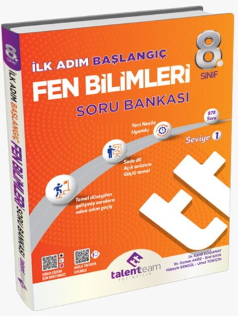 Talentteam Yayınları 8. Sınıf Fen Bilimleri İlk Adım Başlangıç Soru Bankası Talentteam Yayınları 8. Sınıf Fen Bilimleri İlk Adım Başlangıç Soru Bankası