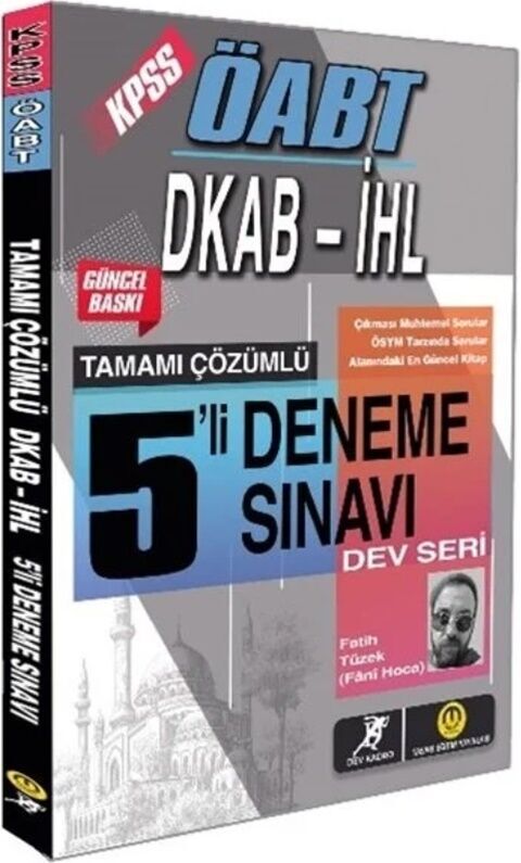 Tasarı Yayınları ÖABT Din Kültürü ve Ahlak Bilgisi 5 Deneme Çözümlü Tasarı Yayınları ÖABT Din Kültürü ve Ahlak Bilgisi 5 Deneme Çözümlü