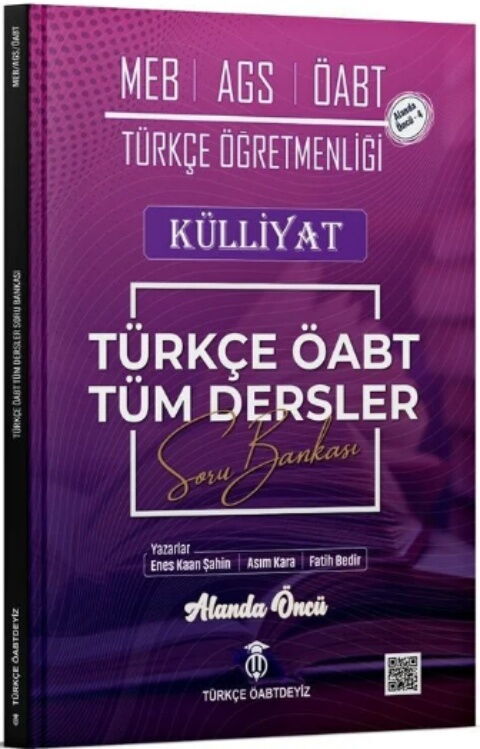 Türkçe ÖABTDEYİZ MEB AGS ÖABT Türkçe Tüm Dersler Külliyat Soru Bankası Türkçe ÖABTDEYİZ MEB AGS ÖABT Türkçe Tüm Dersler Külliyat Soru Bankası