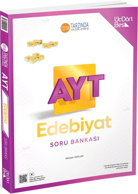 ÜçDörtBeş Yayınları AYT Edebiyat Soru Bankası ÜçDörtBeş Yayınları AYT Edebiyat Soru Bankası