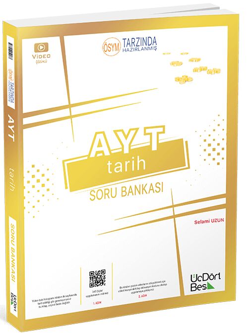 ÜçDörtBeş Yayınları AYT Tarih Soru Bankası ÜçDörtBeş Yayınları AYT Tarih Soru Bankası