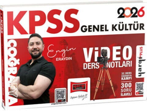Yargı Yayınları 2026 KPSS Genel Kültür Coğrafya Video Ders Notları Yargı Yayınları 2026 KPSS Genel Kültür Coğrafya Video Ders Notları