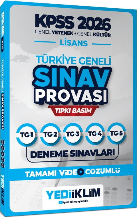 Yediiklim 2026 KPSS Lisans GY GK Türkiye Geneli Video Çözümlü Denemeler Yediiklim 2026 KPSS Lisans GY GK Türkiye Geneli Video Çözümlü Denemeler