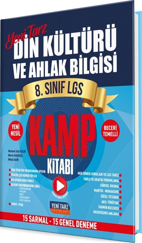 Yeni Tarz 8. Sınıf LGS Din Kültürü ve Ahlak Bilgisi Kamp Kitabı Yeni Tarz 8. Sınıf LGS Din Kültürü ve Ahlak Bilgisi Kamp Kitabı