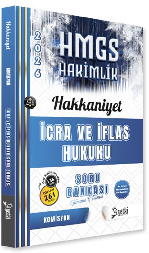Yetki Yayınları 2026 HMGS İcra ve İflas Hukuku Hakkaniyet Soru Bankası Yetki Yayınları 2026 HMGS İcra ve İflas Hukuku Hakkaniyet Soru Bankası