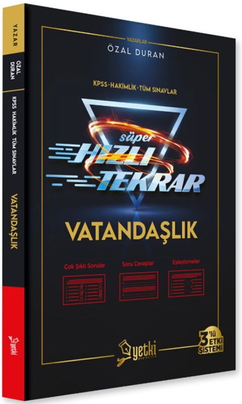 Yetki Yayınları KPSS Vatandaşlık Süper Hızlı Tekrar Yetki Yayınları KPSS Vatandaşlık Süper Hızlı Tekrar