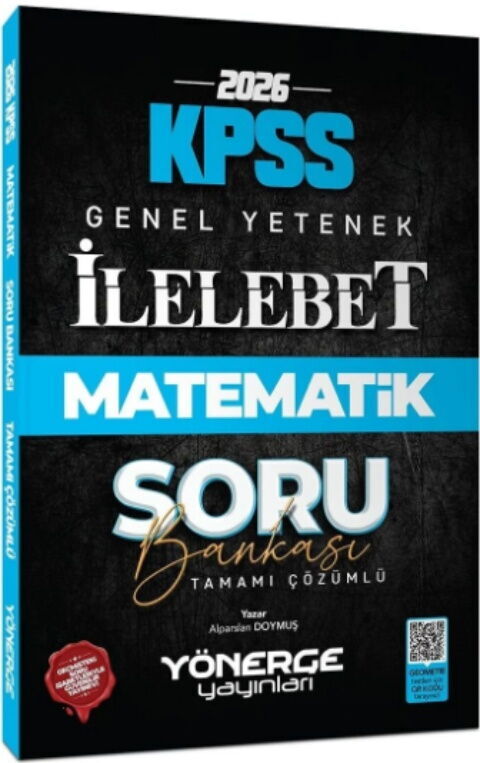 Yönerge Yayınları 2026 KPSS Matematik İlelebet Soru Bankası Yönerge Yayınları 2026 KPSS Matematik İlelebet Soru Bankası