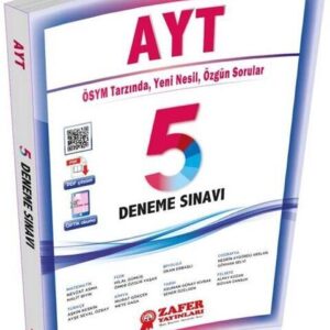 Zafer Yayınları AYT 5 li Deneme Sınavı