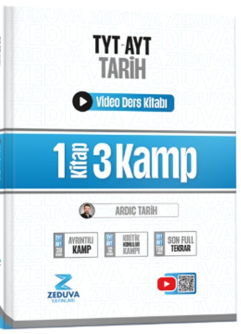 Zeduva Yayınları Ardıç Tarih TYT AYT Tarih 1 Kitap 3 Kamp Video Ders Kitabı Zeduva Yayınları Ardıç Tarih TYT AYT Tarih 1 Kitap 3 Kamp Video Ders Kitabı