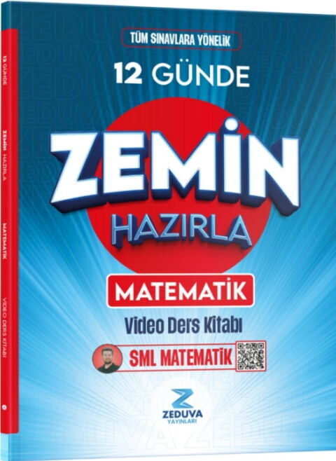 Zeduva Yayınları SML Matematik 12 Günde Zemin Hazırla Matematik Video Ders Kitabı Zeduva Yayınları SML Matematik 12 Günde Zemin Hazırla Matematik Video Ders Kitabı